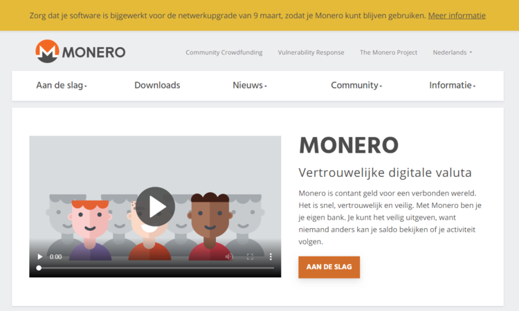 Monero website